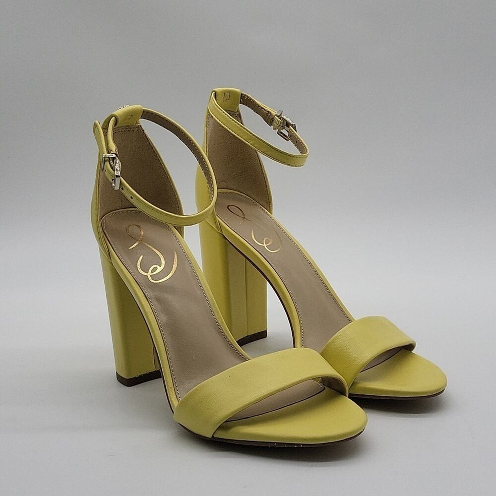 Sam Edelman Yaro Butter Color Ankle Strap Size 7.5 M NWT